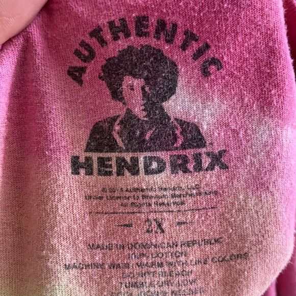 Jimi Hendrix Tie Dye Graphic Shirt - Picture 4 of 9